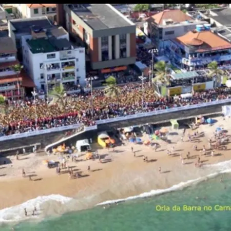 Belissimo Apartamento Vista Mar Na Barra. Diretamente No Circuito Do Carnaval - Em Frente A Praia Salvador Exterior photo