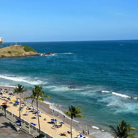 Belissimo Apartamento Vista Mar Na Barra. Diretamente No Circuito Do Carnaval - Em Frente A Praia Salvador Exterior photo
