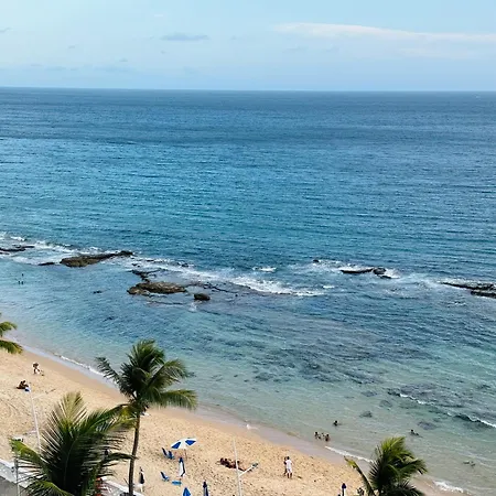 Belissimo Apartamento Vista Mar Na Barra. Diretamente No Circuito Do Carnaval - Em Frente A Praia Salvador Exterior photo