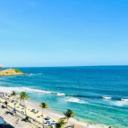 Belissimo Apartamento Vista Mar Na Barra. Diretamente No Circuito Do Carnaval - Em Frente A Praia Salvador Exterior photo